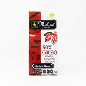 Semisweet chocolate 50% COCAO 250 G.